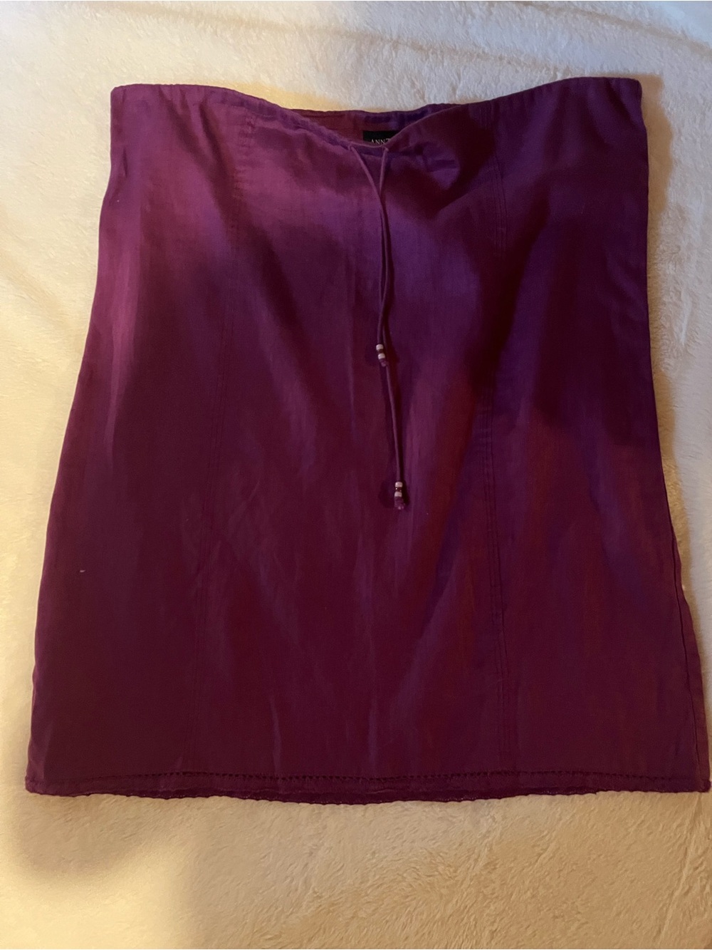 Ann Taylor Petite 100%Linen Skirt